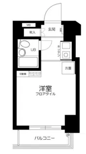 グローリア初穂武蔵境【9階】の間取り