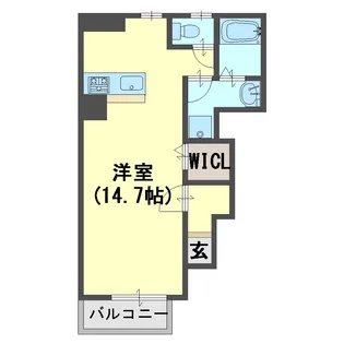 レーヴフロンスA【1階】の間取り