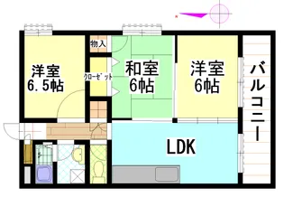 メゾンカサハラ第二ビル【2階】の間取り