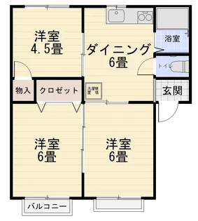門田屋敷ハウス【2階】の間取り