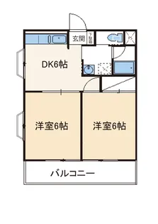 メゾンYOSHIDA・A【1階】の間取り