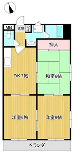 グローリアスシティヒラタ【3階】の間取り