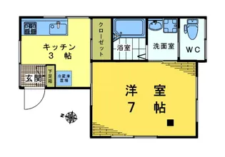 リバーハイツ【2階】の間取り