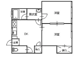ハイム小笠原【1階】の間取り