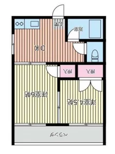 さくら荘【2階】の間取り