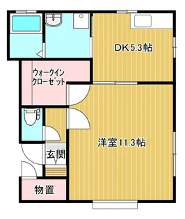コート・アザレア【1階】の間取り