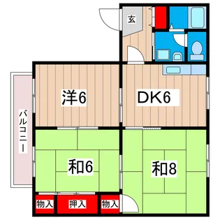 CO-MIKA A館【1階】の間取り