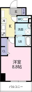 K-クレスト西新町【7階】の間取り