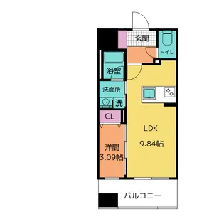 真砂町ソプラ【8階】の間取り