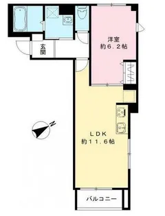 東京都品川区東大井1【マンション】の間取り