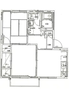 メゾンTY B【1階】の間取り