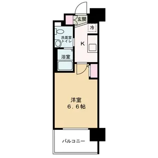 エステムコート梅田・天神橋IIグラシオ【3階】の間取り