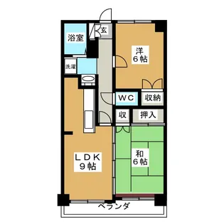 南大野田271ビル【5階】の間取り