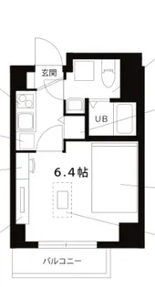 プチグランデアクア【4階】の間取り