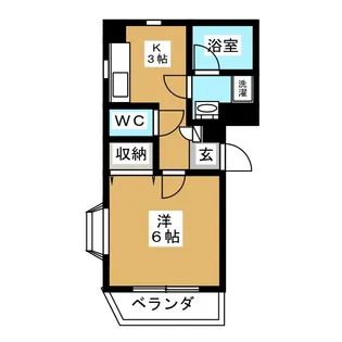 レーゲンボーゲン【1階】の間取り
