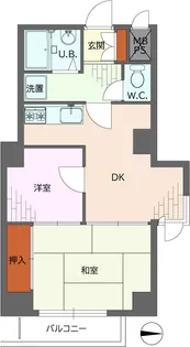 ライオンズステーションプラザ新中野【3階】の間取り