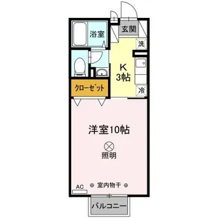 白根プレジオA【2階】の間取り