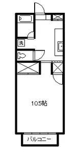 TOYOUKEハイツ【2階】の間取り