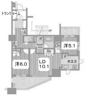 グランヒルズTOKYOイースト【6階】の間取り