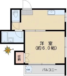 湯本マンション【2階】の間取り