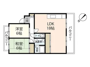 ハイコーポYASUDA I【3階】の間取り