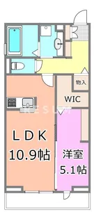 千葉県千葉市稲毛区天台4【マンション】の間取り