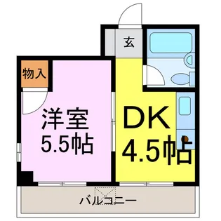 茨城県古河市東1【マンション】の間取り