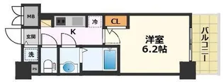 S-RESIDENCE神宮西駅前ascent(アセント)【11階】の間取り