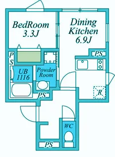 東京都目黒区目黒本町5【マンション】の間取り
