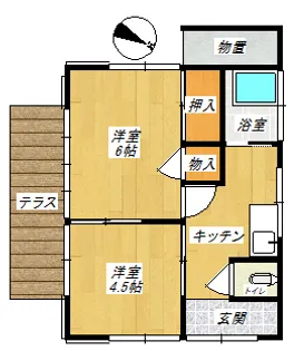 埼玉県入間市宮寺【一戸建】の間取り