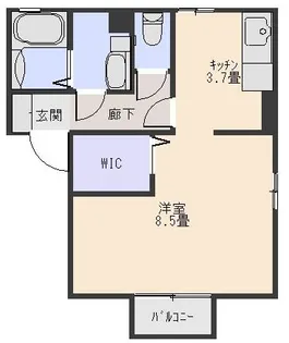 サンメゾン紅雲町【2階】の間取り