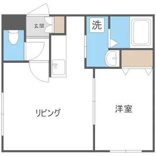 1LDKの間取り画像