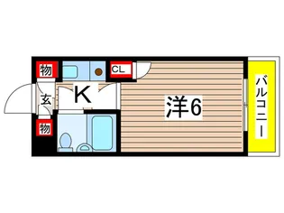 ライオンズマンション東新小岩【6階】の間取り