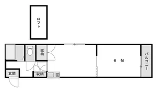 ウイング庄原2号館【2階】の間取り