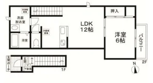 東京都世田谷区船橋3【アパート】の間取り