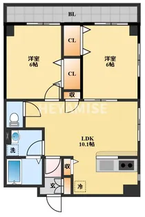 サクセスヒルズ【4階】の間取り