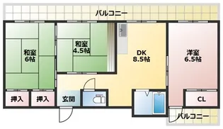 リアライズ平野本町【4階】の間取り
