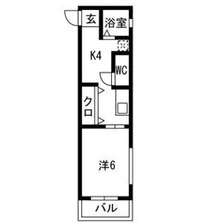 望が丘マンション【4階】の間取り