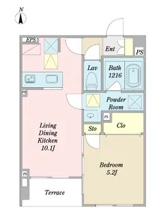 プリムヴェール元宮【2階】の間取り