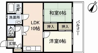ソフィアコート東原弐番館【1階】の間取り