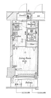 東京都練馬区北町5【マンション】の間取り