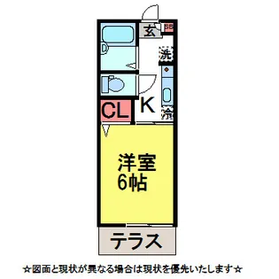 エクセル安食L【1階】の間取り