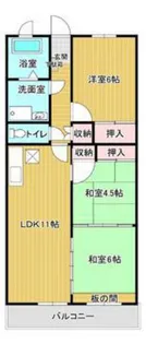 広島県広島市南区西旭町【マンション】の間取り