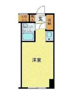 ハローレジデンス西葛西【2階】の間取り