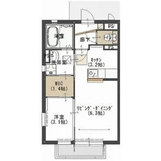 サンクテュエール III【2階】の間取り