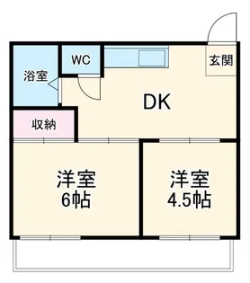 コーポフェニックス【2階】の間取り