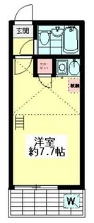ベルエアー高井戸【1階】の間取り