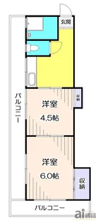 山登ビル【3階】の間取り