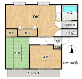ウィンズ湘南4【2階】の間取り