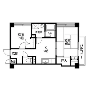 東京都江戸川区西小岩3【マンション】の間取り